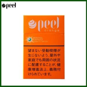 Peel百樂橙味爆珠香煙9mg日本本土免稅香港現貨